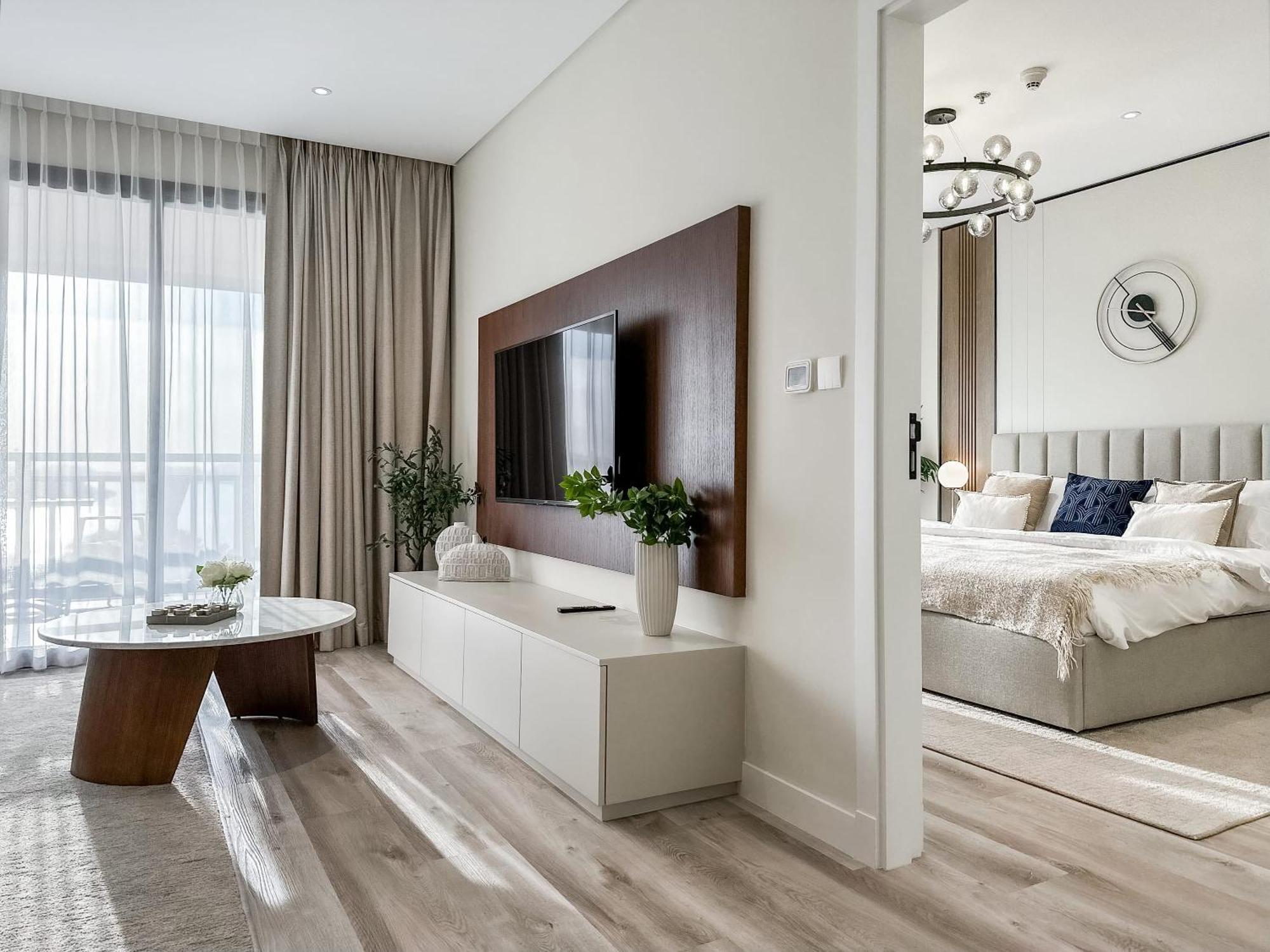 Relaxing 1 Bedroom Apartment At 5 Star Resort ดูไบ ภายนอก รูปภาพ