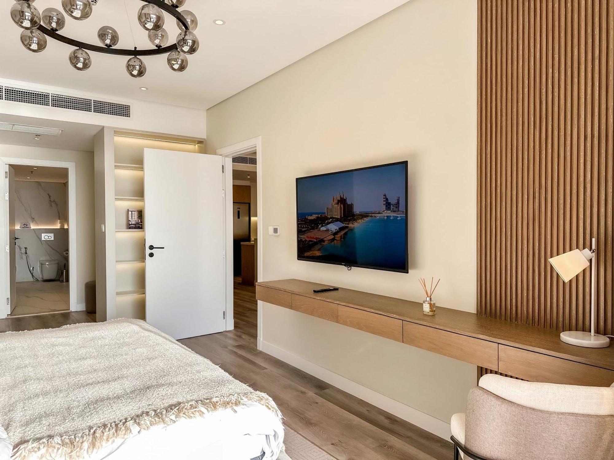 Relaxing 1 Bedroom Apartment At 5 Star Resort ดูไบ ภายนอก รูปภาพ